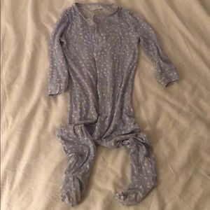 Magnetic me 18-24 month baby blue footed onesie